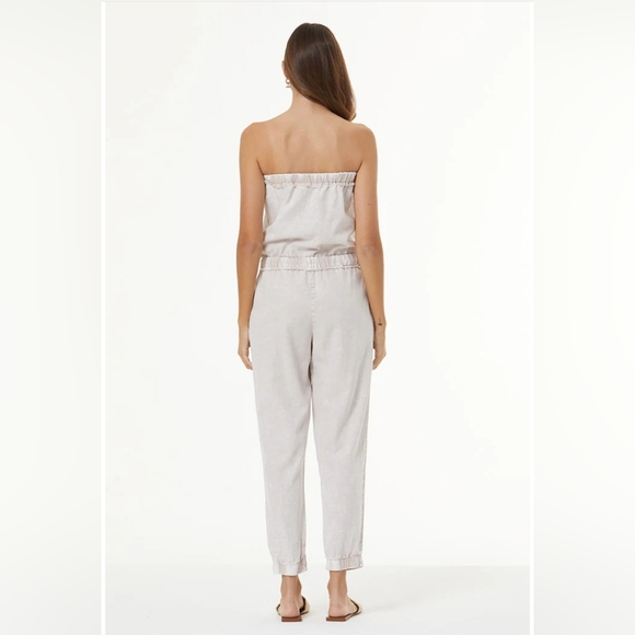 Young Fabulous and Broke REEVE JUMPSUIT // SEA SALT MINERAL - Picture 2 of 5